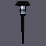 Solar Power Insect Trap Electronic Mosquito Bugs Killer LED Light Outdoor Garden Lawn Lamp