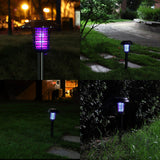 Solar Power Insect Trap Electronic Mosquito Bugs Killer LED Light Outdoor Garden Lawn Lamp