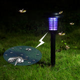 Solar Power Insect Trap Electronic Mosquito Bugs Killer LED Light Outdoor Garden Lawn Lamp - Extra Image