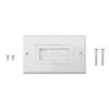 Plastic Anti dust Brush Cable Wall Plate Port Insert Cover Outlet Mount Multimedia Panel New #1