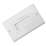 Plastic Anti dust Brush Cable Wall Plate Port Insert Cover Outlet Mount Multimedia Panel New #1 - Extra Image