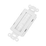 Plastic Anti dust Brush Cable Wall Plate Port Insert Cover Outlet Mount Multimedia Panel New #1 - Extra Image