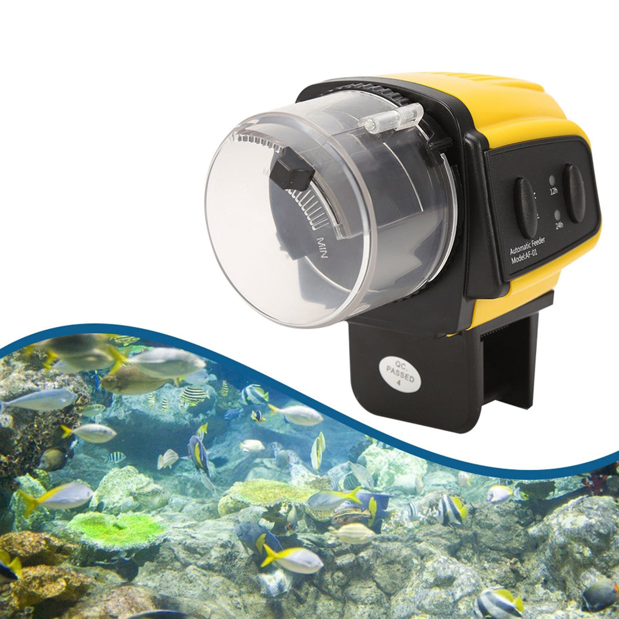 1Pc Digital Automatic Electrical Plastic Fish Feeder Timer Home Aquarium Tank Food Feeding Hot