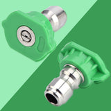 5pcs New Pressure Washer Spray Nozzles Tip Set Variety Degrees For Quick Connect Hot