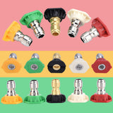5pcs New Pressure Washer Spray Nozzles Tip Set Variety Degrees For Quick Connect Hot - Extra Image
