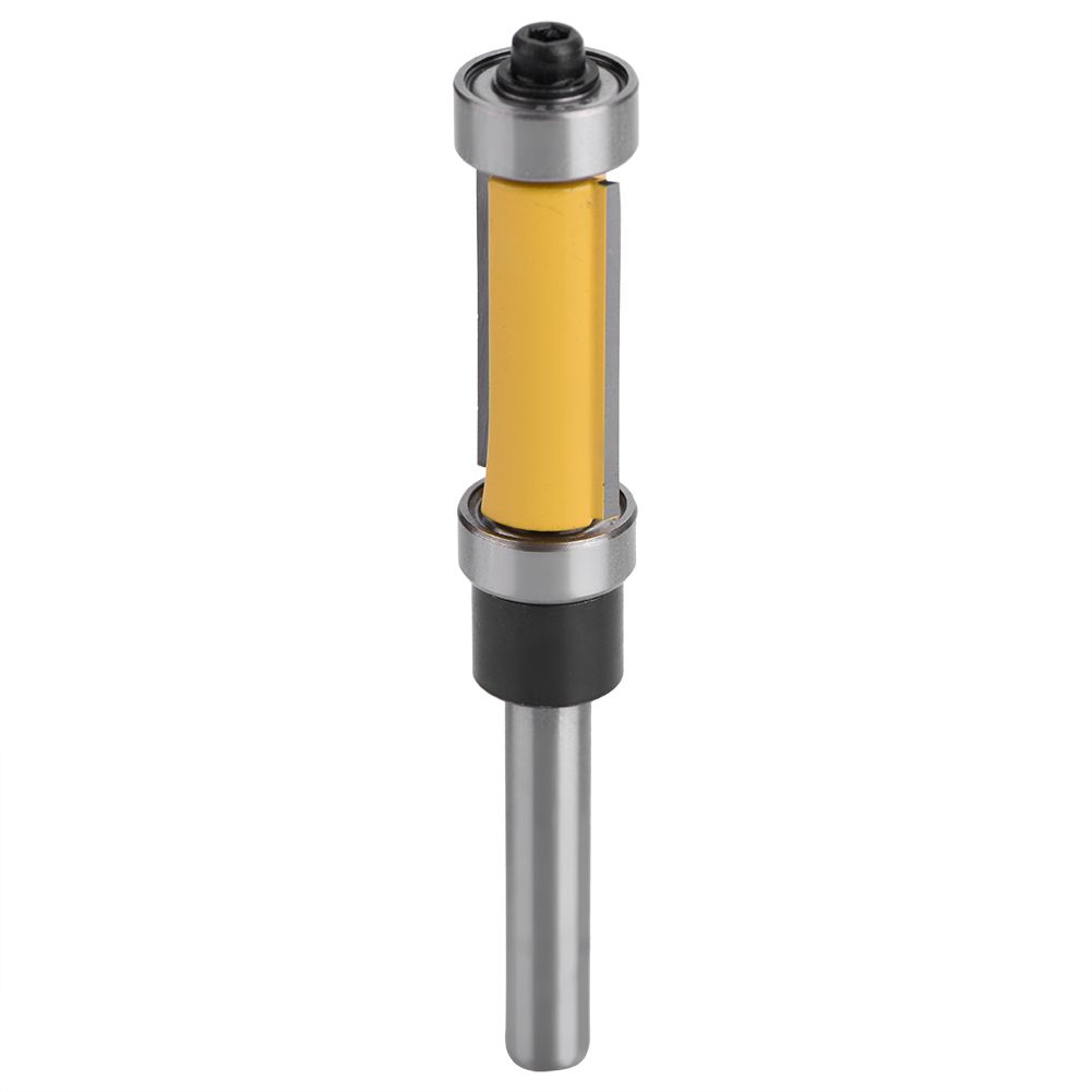 New 1/4" Shank Top Bottom Bearing Flush Trim Router Bit For Woodworking Cutter Tool