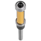 New 1/4" Shank Top Bottom Bearing Flush Trim Router Bit For Woodworking Cutter Tool