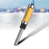 New 1/4" Shank Top Bottom Bearing Flush Trim Router Bit For Woodworking Cutter Tool