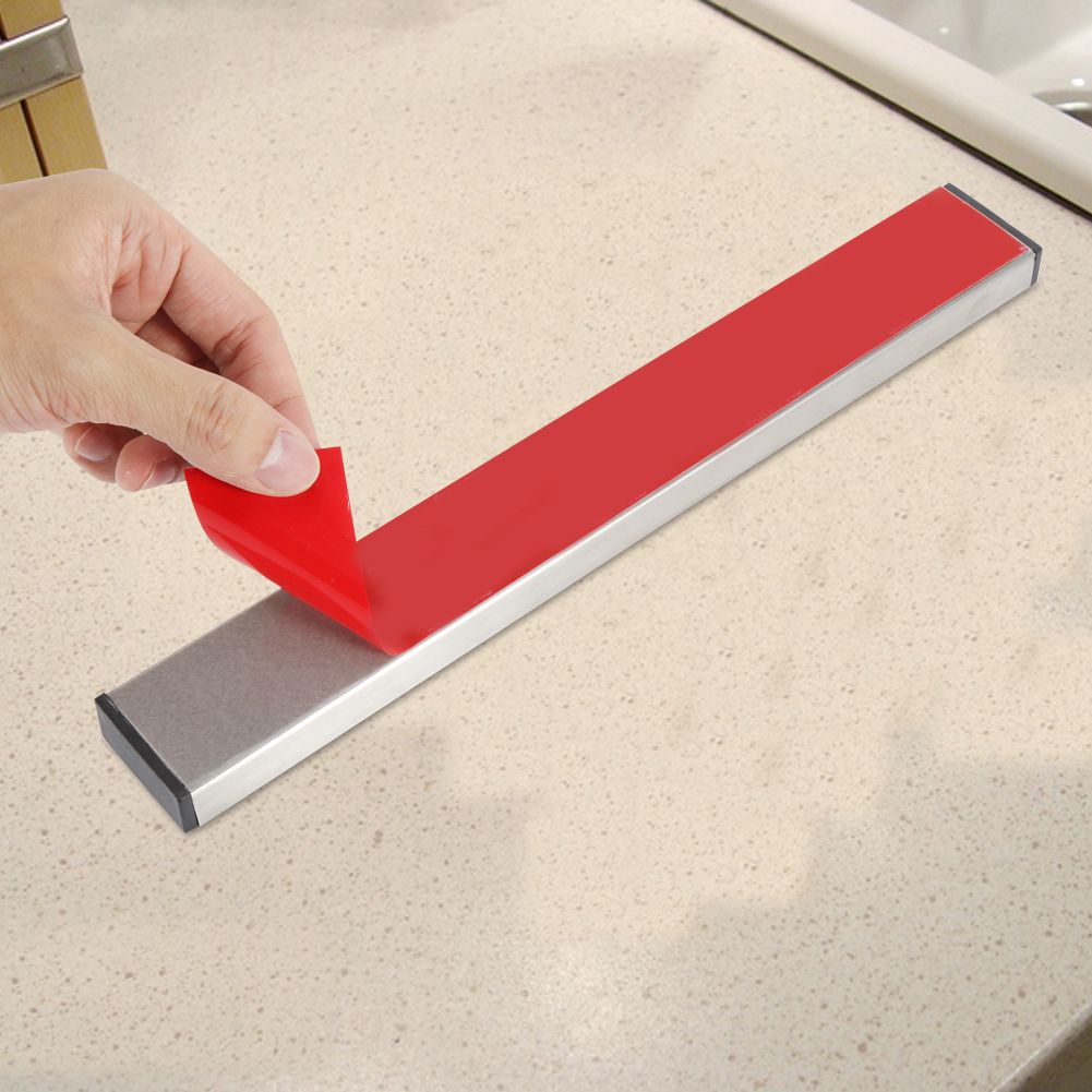 Multi Purpose Stainless Steel Magnetic Knives Rack Holder Home Kitchen Tool Organizer 31CM