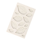 3D Silicone Leaves Fondant Cake Mold Creative Chocolate Sugarcraft Mould Decorating DIY Tool - 45-Degree Angle