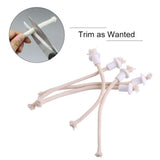 7Pcs Ceramic Holders Torch Wine Bottle Oil Candle Lamp Heat Resistant Kerosene Wick - Extra Image