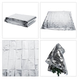 1Pc 210 x 120cm Silver Plant Reflective Film Garden Greenhouse Grow Light Accessories New - Top-Down View
