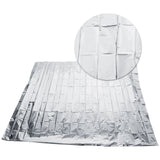 1Pc 210 x 120cm Silver Plant Reflective Film Garden Greenhouse Grow Light Accessories New - 45-Degree Angle