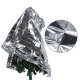 1Pc 210 x 120cm Silver Plant Reflective Film Garden Greenhouse Grow Light Accessories New - Rear View