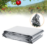 1Pc 210 x 120cm Silver Plant Reflective Film Garden Greenhouse Grow Light Accessories New - Low Angle