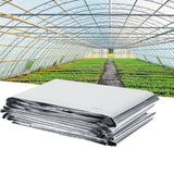 1Pc 210 x 120cm Silver Plant Reflective Film Garden Greenhouse Grow Light Accessories New - Extra Image