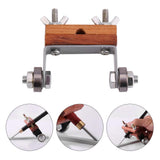 Honing Guide Chisel Edge Sharpening Graver Tools for Woodworking Carving Knives Sharpener - Top-Down View