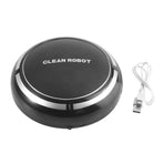 USB Rechargeable Smart Automatic Robotic Household Floor Cleaner Dust Sweeping Machine Black
