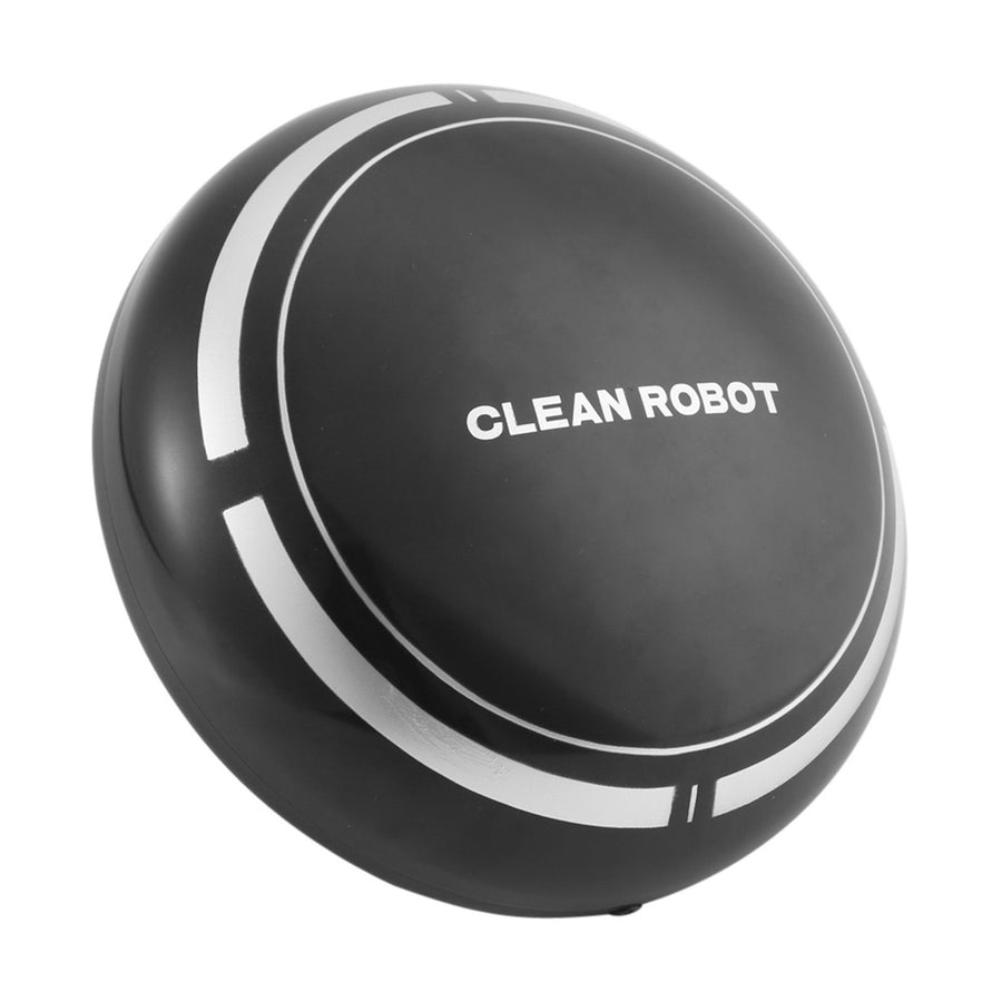 USB Rechargeable Smart Automatic Robotic Household Floor Cleaner Dust Sweeping Machine Black