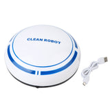 USB Rechargeable Smart Automatic Robotic Household Floor Cleaner Dust Sweeping Machine White - Extra Image