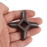 Cross shaped Professional Steel Kitchen Meat Grinder Blade Mincers Cutter Part #10