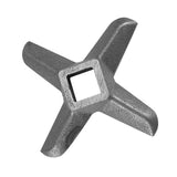 Cross shaped Professional Steel Kitchen Meat Grinder Blade Mincers Cutter Part #22 - Side View