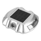 Casting Aluminum Solar Power Waterproof 6 LED Lamp Outdoor Road Driveway Pathway Light Yellow