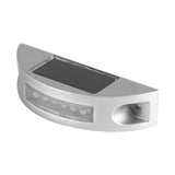 Casting Aluminum Solar Power 6 LED Waterproof Driveway Pathway Light Road Step Lamp Red