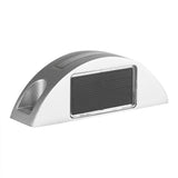 Casting Aluminum Solar Power 6 LED Waterproof Driveway Pathway Light Road Step Lamp Red - Top-Down View