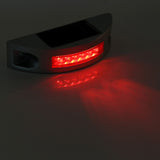 Casting Aluminum Solar Power 6 LED Waterproof Driveway Pathway Light Road Step Lamp Red - Close-Up Angle