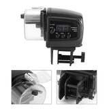 Digital LCD Electronic Fish Feeder Dispenser Timer Automatic Aquarium Tank Food Feeding Machine