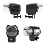 Digital LCD Electronic Fish Feeder Dispenser Timer Automatic Aquarium Tank Food Feeding Machine - 45-Degree Angle