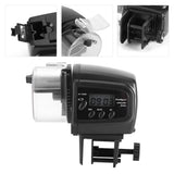 Digital LCD Electronic Fish Feeder Dispenser Timer Automatic Aquarium Tank Food Feeding Machine - Close-Up Angle