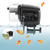 Digital LCD Electronic Fish Feeder Dispenser Timer Automatic Aquarium Tank Food Feeding Machine