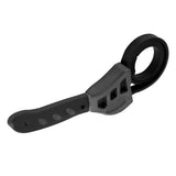 500mm Plastic Strap Wrench Jar Lids Tighten Loosen Plumbing Tool Universal Oil Filter Spanner - Top-Down View