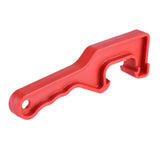 Plastic Bucket Pail Paint Can Lid Opener Opening Tool For Home Office Garage Red - Side View