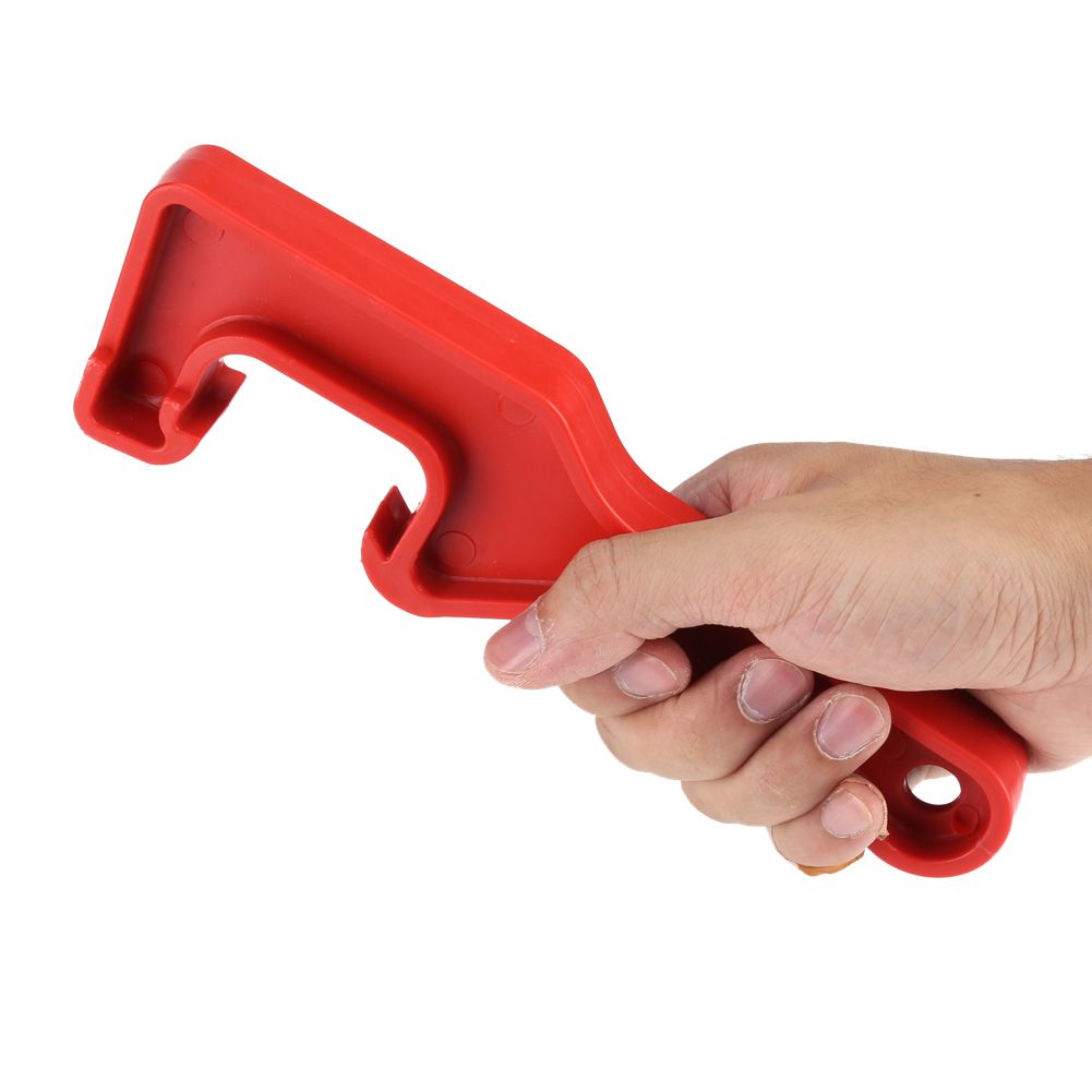 Plastic Bucket Pail Paint Can Lid Opener Opening Tool For Home Office Garage Red