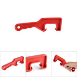 Plastic Bucket Pail Paint Can Lid Opener Opening Tool For Home Office Garage Red - Rear View