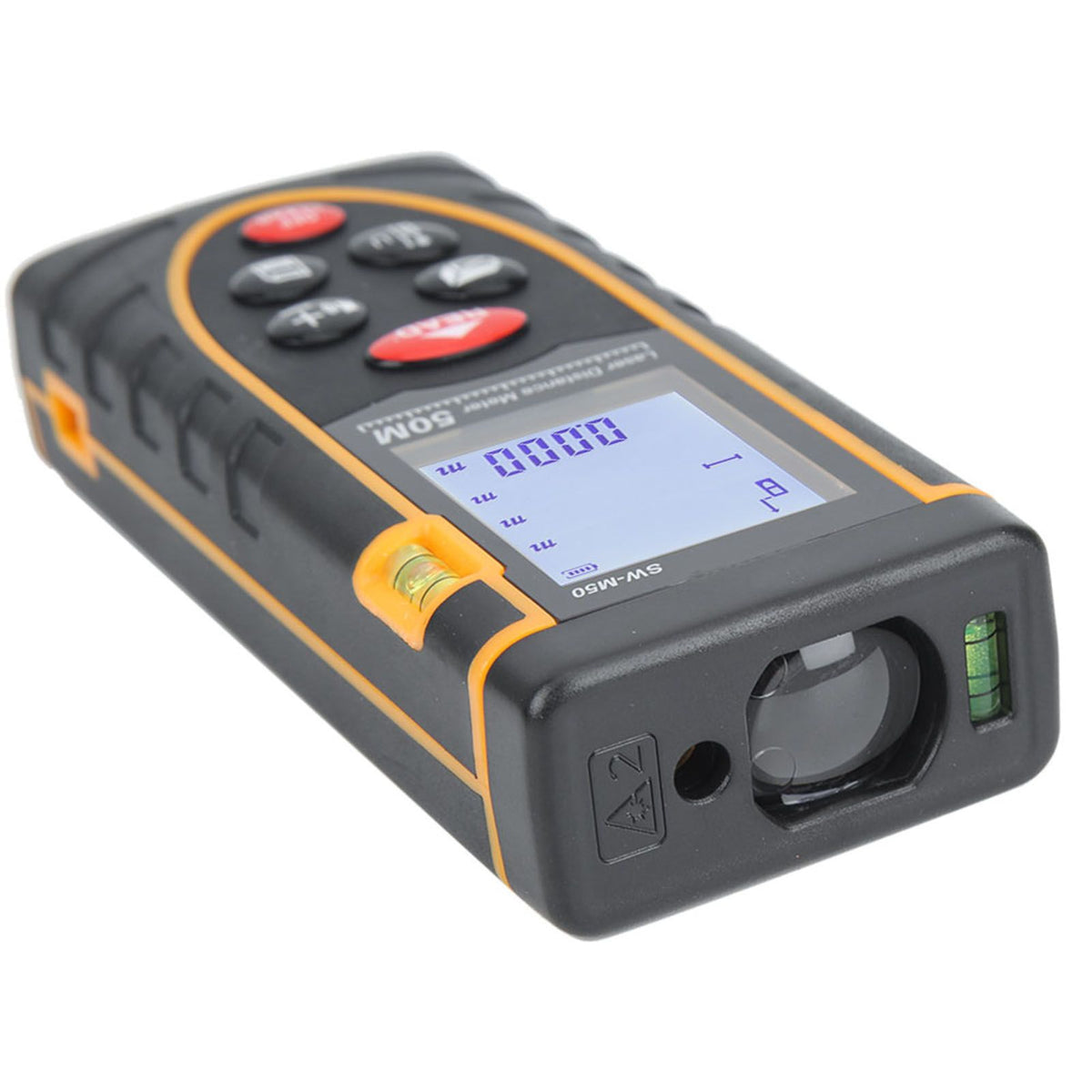SNDWAY Handheld Digital Laser Distance Meter Self Calibration Length/Volume Measure Tool 40m