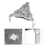 Car Truck Adjustable Two Way Oil Filter Key Wrench Tool with 3 Jaw Repair Removal Tool - Side View