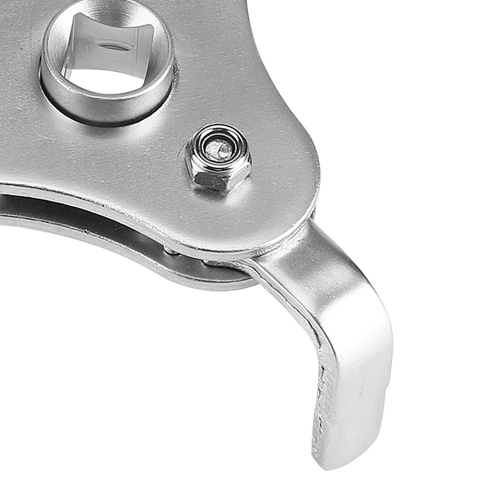 Car Truck Adjustable Two Way Oil Filter Key Wrench Tool with 3 Jaw Repair Removal Tool