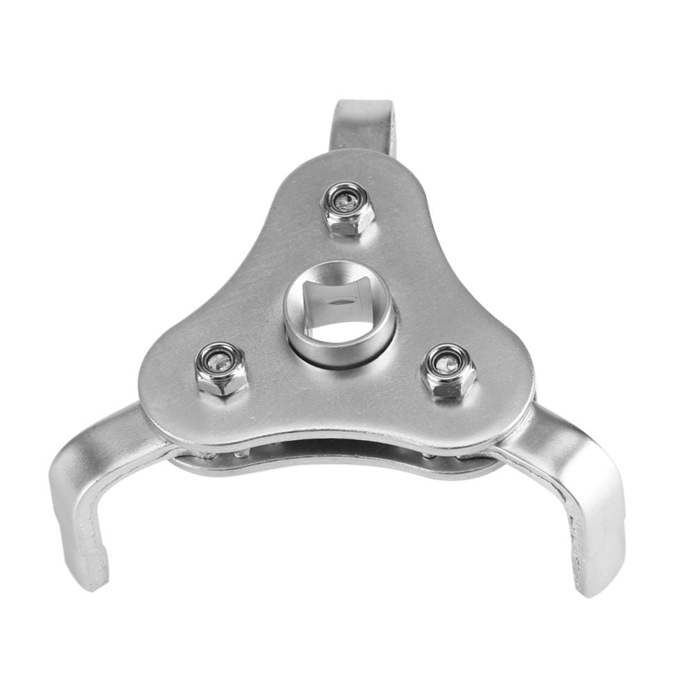 Car Truck Adjustable Two Way Oil Filter Key Wrench Tool with 3 Jaw Repair Removal Tool