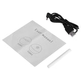 USB Essential LED Touch Aroma Ultrasonic Humidifier Oil Diffuser Air Purifier Yellow - Low Angle