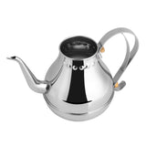 1.2L Stainless Steel Gooseneck Pour Coffee Drip Kettle Tea Filter Pot Indoor