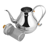 1.2L Stainless Steel Gooseneck Pour Coffee Drip Kettle Tea Filter Pot Indoor - Extra Image
