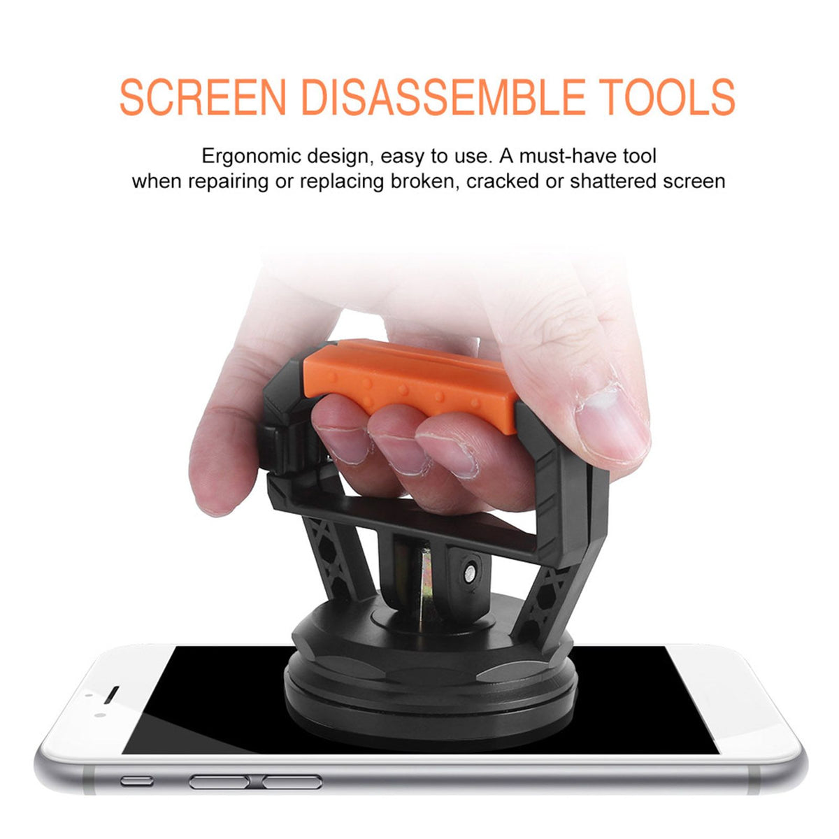 JAKEMY Cell Phone/Tablet Glass Screen Repair Disassemble Sucker Tool Suction Cup Holder