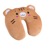 Animal Travel Neck PP Cotton Pillow Soft U Shaped Car Head Rest Toy Cushion Tiger