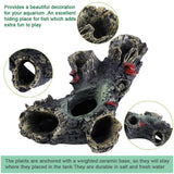 Artificial Resin Aqua Aquarium Dead Wood Fish To avoid Hole Tank Ornament Decor