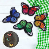 12pcs/set Embroidered Fabric Patches Sew Iron On Bag Clothes Applique Craft DIY Decoration