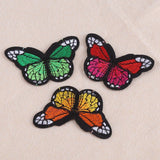 12pcs/set Embroidered Fabric Patches Sew Iron On Bag Clothes Applique Craft DIY Decoration - Extra Image